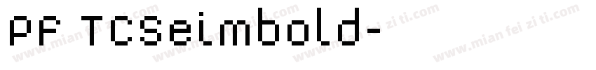 PF TCSeimbold字体转换